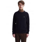 Yale Sweater Dark Navy | Wood Wood - & BLANC