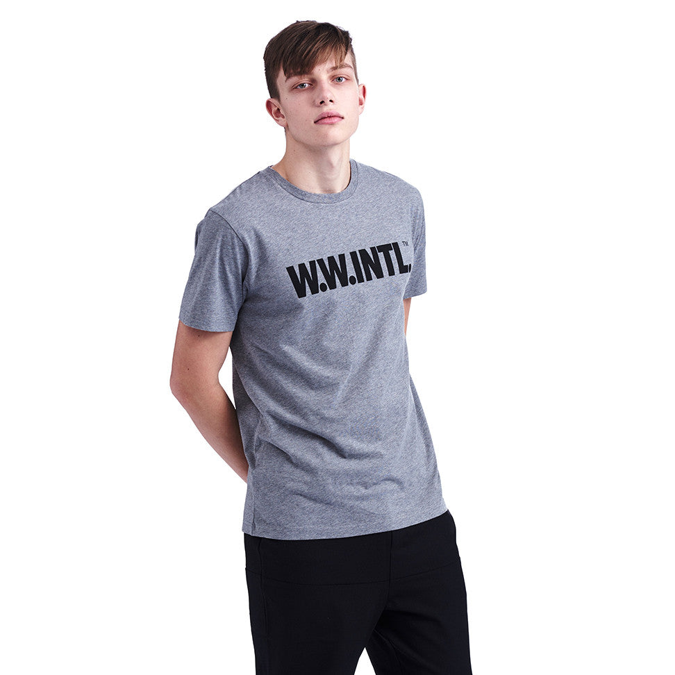 W.W.INTL T-Shirt Grey | Wood Wood - & BLANC