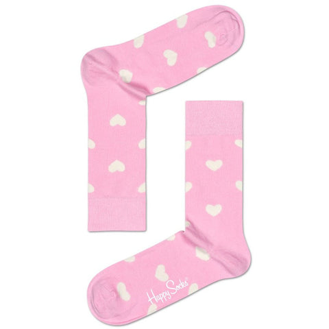 Heart Pink Socks | Happy Socks - & BLANC