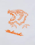 Chest Embroidered Tiger Tee (White) | MAHARISHI - & BLANC