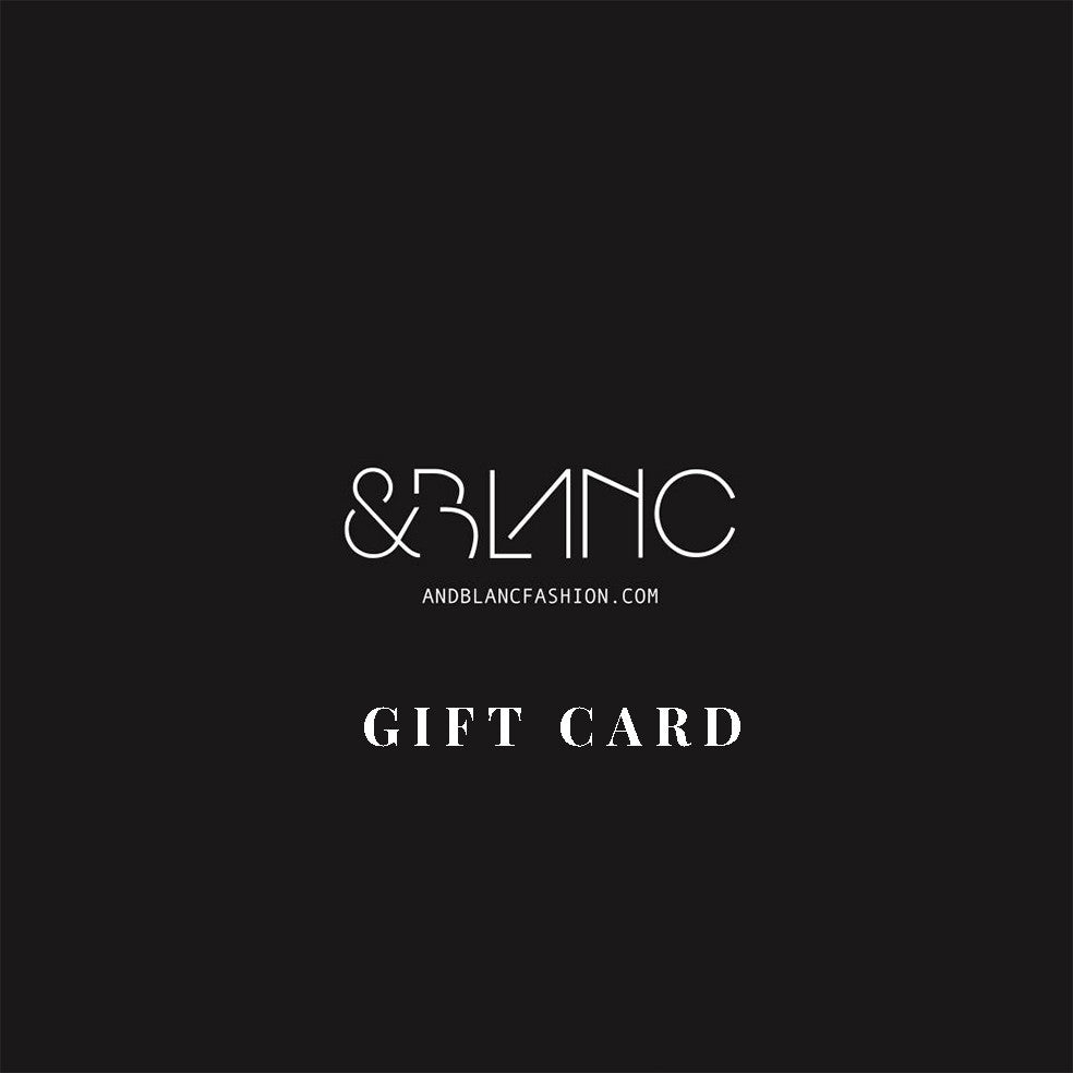 e-Gift Cards | &BLANC - & BLANC