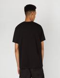 7058 Tiger Style Black T-Shirt | MAHARISHI - & BLANC