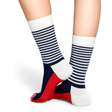 Half Stripe Sock | Happy Socks - & BLANC